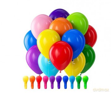 Balony mix kolorów 30cm. op100 szt.