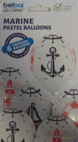 Balony Morskie 6szt BN06-307