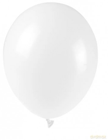 Balony pastelowe białe (50 szt.)