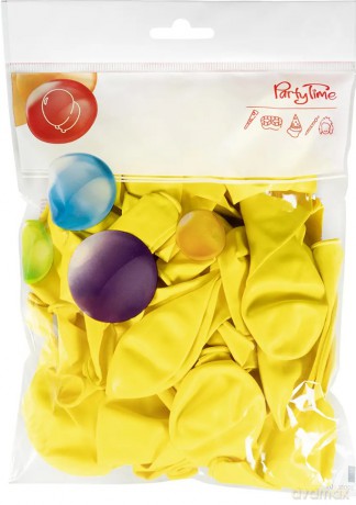 Balony pastelowe żółte (50 szt.)