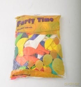 Balony pastelowe żółte 100szt średnica 25 cm (10")
