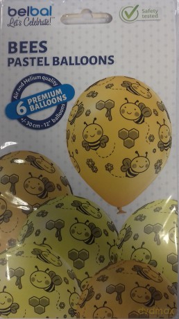 Balony Pszczółki 6szt BN06-222