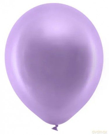 Balony Rainbow 30cm metalizowane, fiolet: 1op./10szt.