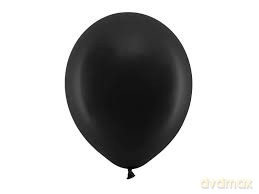 Balony Rainbow 30cm pastelowe, czarny: 1op./100szt.
