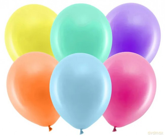 Balony Rainbow 30cm pastelowe, mix: 1op./10szt.