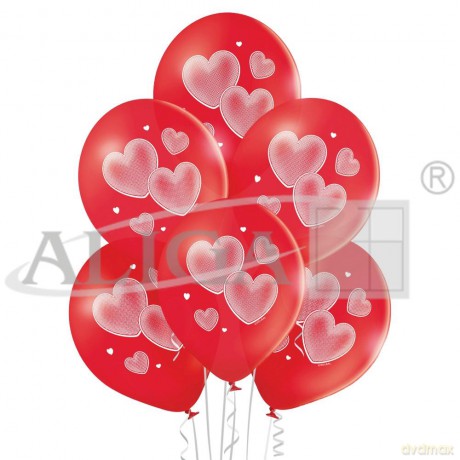 Balony Serca 6szt BNS06-099