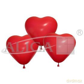 Balony serca czerwone 100szt CR11