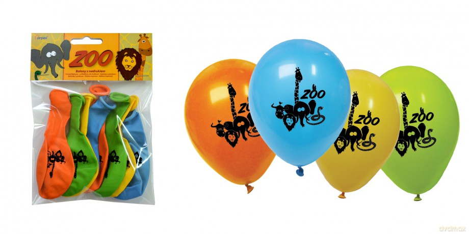 Balony wesołe zoo 28cm (8szt)