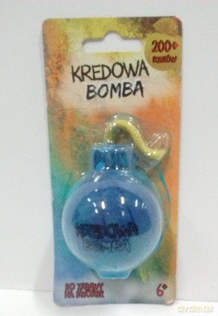 Bomba kredowa - niebieska
