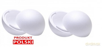 Bombka styropianowa - kula 2 części 20 cm op. 2szt