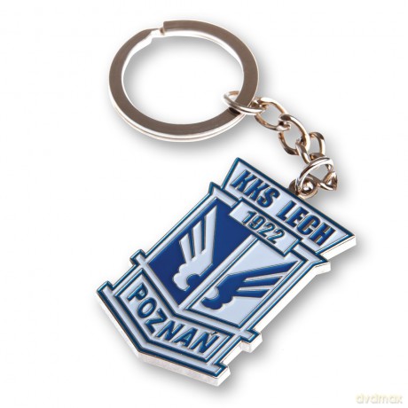 Breloczek Metalowy Herb-Kks Lech Poznan