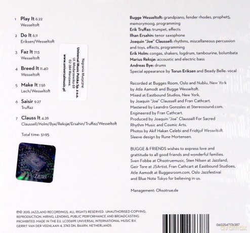 Bugge Wesseltoft: Bugge And Friends [CD]
