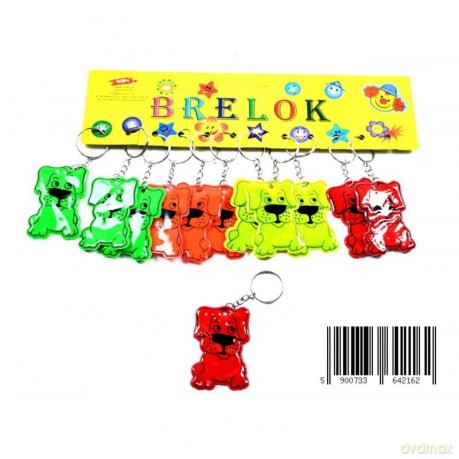 Brelok odblask Pies 1szt