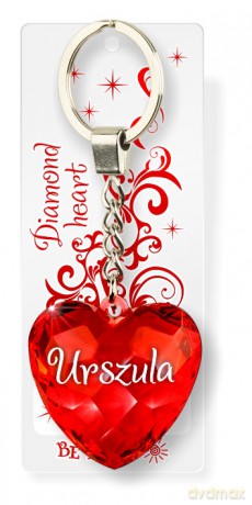Brelok Serce Diamentowe Urszula
