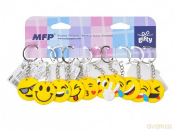Breloki do kluczy Smiles mix 1 szt