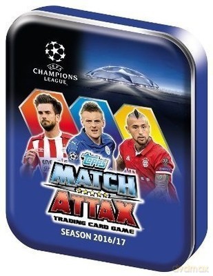 Champions League UEFA Match Attax 2016/17 mini puszka kolekcjonerska [KARTY]