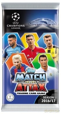 Champions League UEFA Match Attax 2016/17 saszetka z kartami [KARTY]
