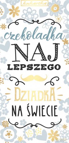 Czekolada "najlepszego Dziadka na świecie"