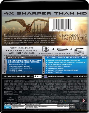 Warcraft (Warcraft: Początek) [Blu-Ray 4K]+[Blu-Ray]