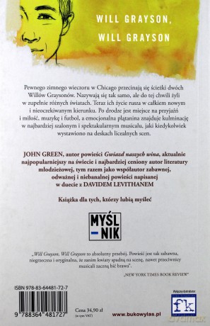 Will Grayson, Will Grayson - David Levithan, John Green [KSIĄŻKA]