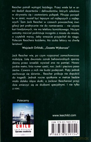Jack Reacher: Jutro możesz zniknąć - Lee Child [KSIĄŻKA]