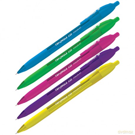 Długopis automatyczny Triangle 110 RT color niebieski 0,7mm trójkątny