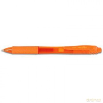Długopis automatyczny żelowy Energel 0,7mm pomarańczowy