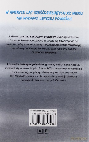 Lot nad kukułczym gniazdem - Ken Kesey [KSIĄŻKA]