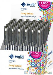 Długopis niebieski Zenith 0,6mm LONG WRITER (201 315 002)