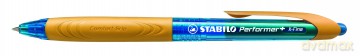 Długopis Stabilo Performer+ X-fine niebieski/pomarańczowy (328/3-41-2)