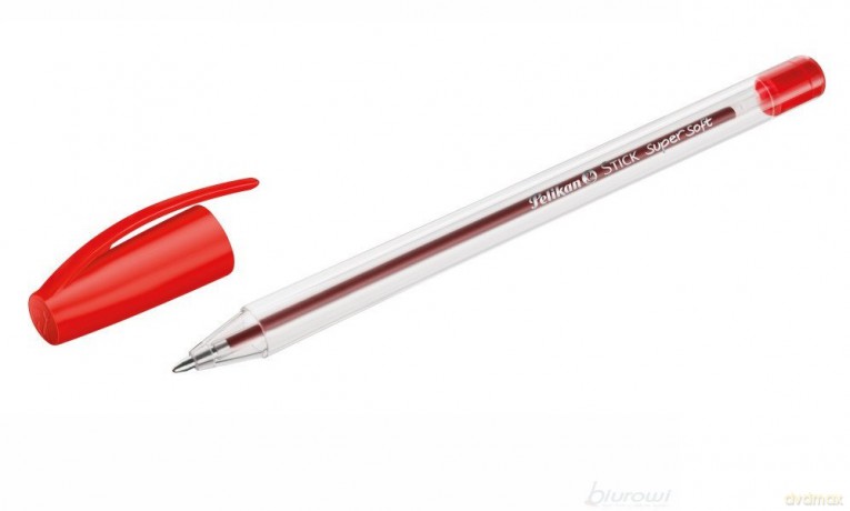 Długopis Stick Super Soft K86 (50) czerwony 0000601474