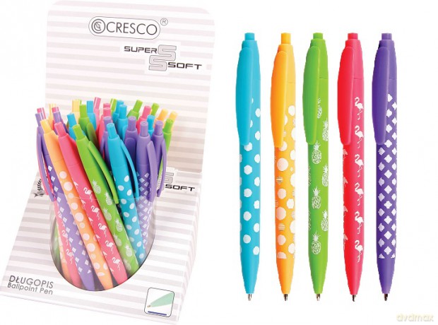 Długopis SUPERSOFT - PASTEL dpy36szt