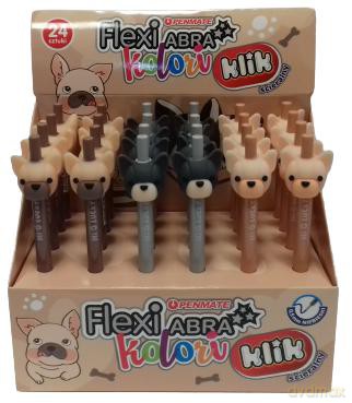 Długopis ścieralny Flexi Bulldog niebieski