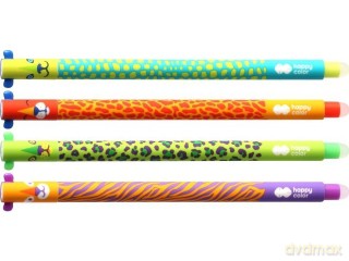 Długopis ścieralny USZAKI WILD 0,5mm niebieski 2szt/blister