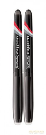 Długopis wymazywalny my pen(2) czarny bl 002849
