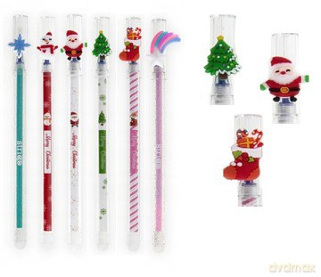 Długopis wymazywalny ścieralny ze skuwką Christmas