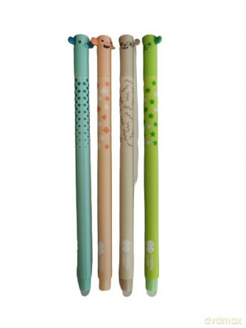 Długopis wymazywalny USZAKI PASTEL 2 niebieski 0,5mm