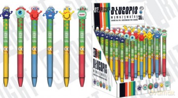Długopis wymazywalny z ergonomicznych uchwytem NIght cute eyes St.Right 1szt (disp 36 szt)