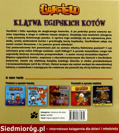 Garfield. Klątwa egipskich kotów - Ewa Mirkowska [KSIĄŻKA]