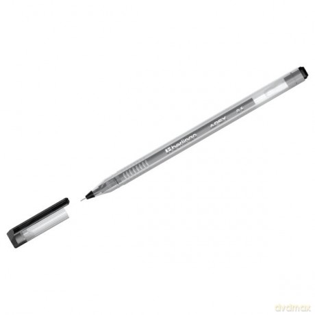 Długopis żelowy Apex czarny 0,5mm 1szt (50szt/pacz)