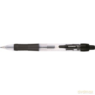 Długopis żelowy Donau automatyczny czarny 0,5mm 7344001PL-01