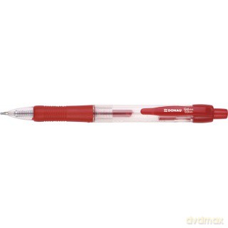 Długopis żelowy Donau automatyczny czerwony 0,5mm 7344001PL-04