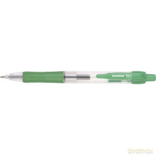 Długopis żelowy Donau automatyczny zielony 0,5mm 7344001PL-06