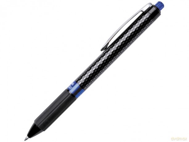 Długopis żelowy Pentel OH!GEL nieb-srebrny (K497)