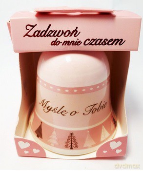 Dzwonek cermiaczny 3 Myślę o Tobie