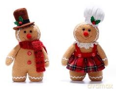 Figurka ciasteczko z wełny 30x17x5 cm