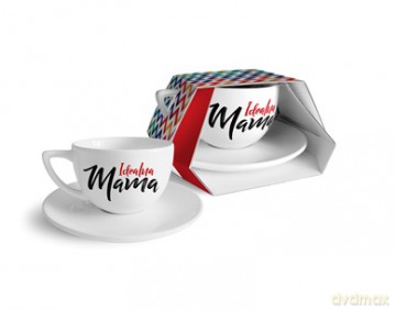 Filiżanka z spodkiem "Idealna mama" 400 ml
