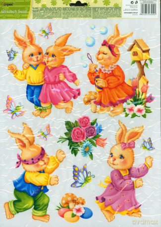 Folia elektrostatyczna wielkanoc (SW0502)