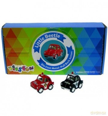 Garbus mini policja straż 5cm disp.12szt
