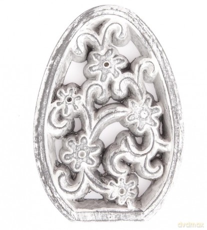 Gipsowa dekoracja - Jajko 17x12cm DPDN-094